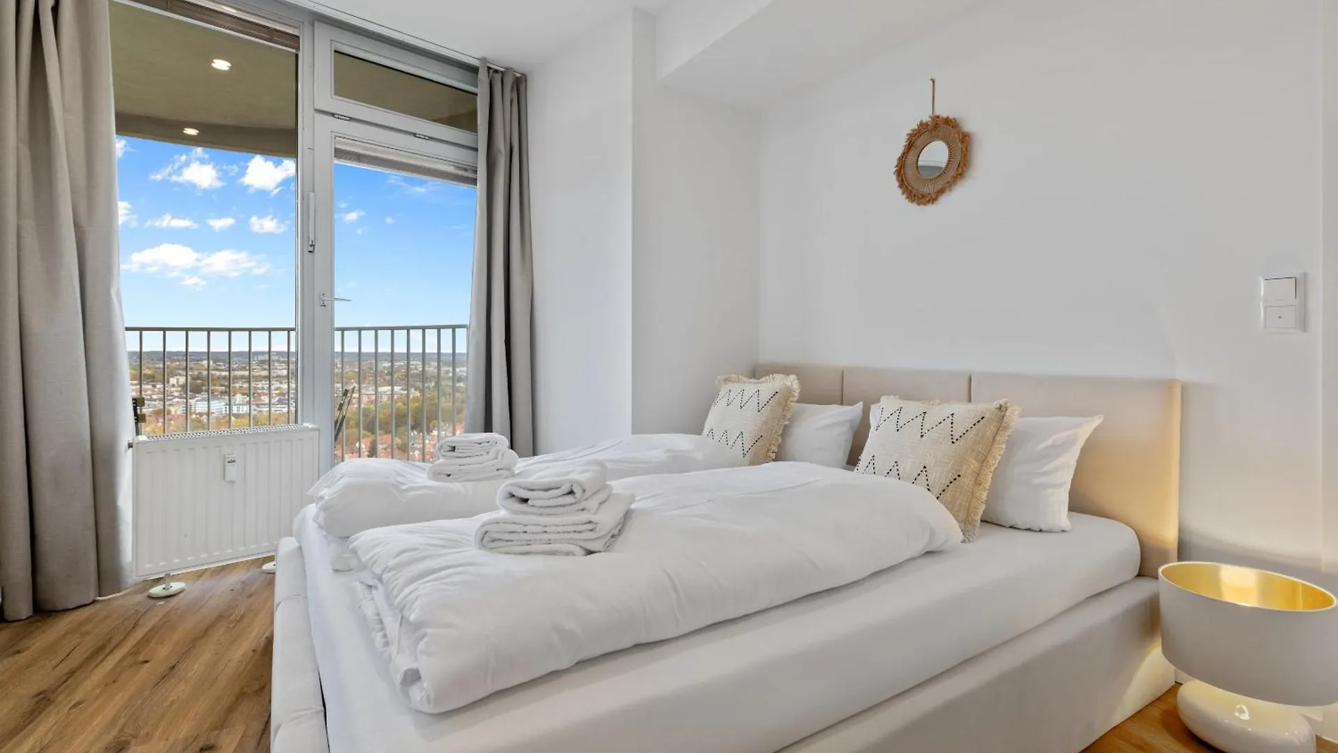 Apartment Ma Suite -New-23Floor-Fantasticview-Center Augsburg